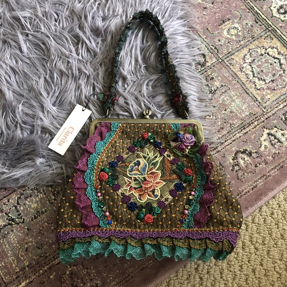 Vintage Handbags - Vintage Clarita Accessories Bag